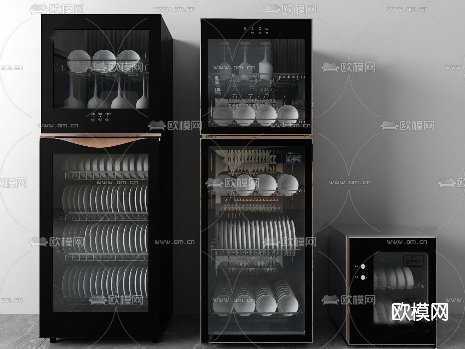 现代消毒柜su模型下载