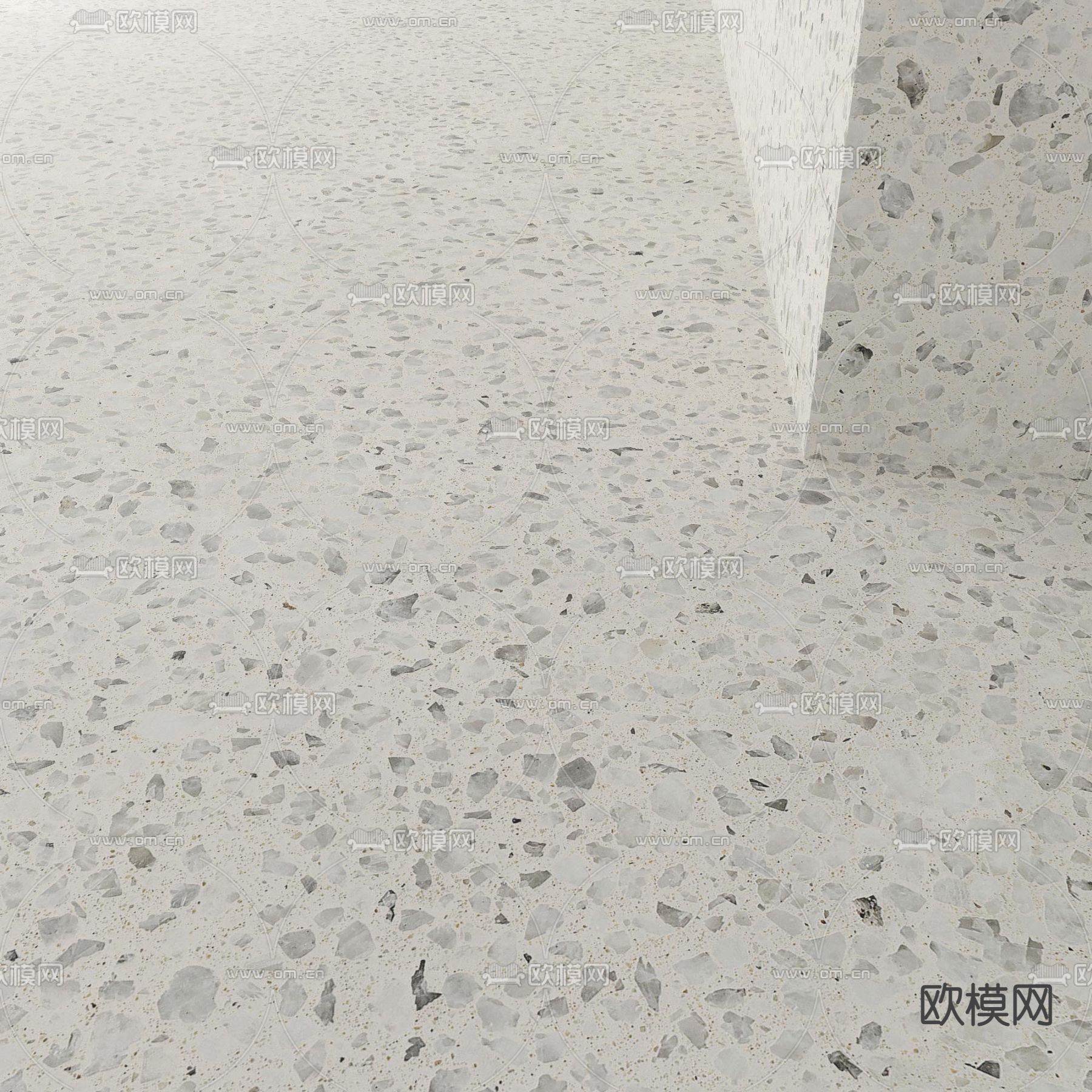 现代水磨石3d模型下载（渲染图2）