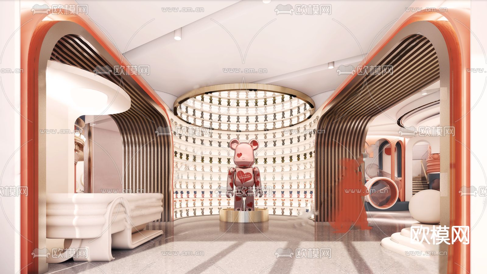 现代儿童园su模型下载（渲染图3）