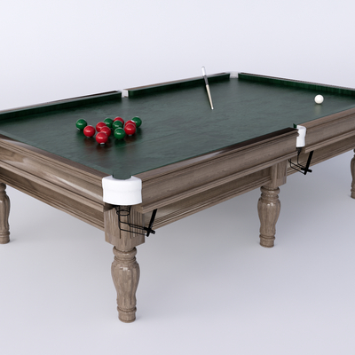  现代台球桌su模型 