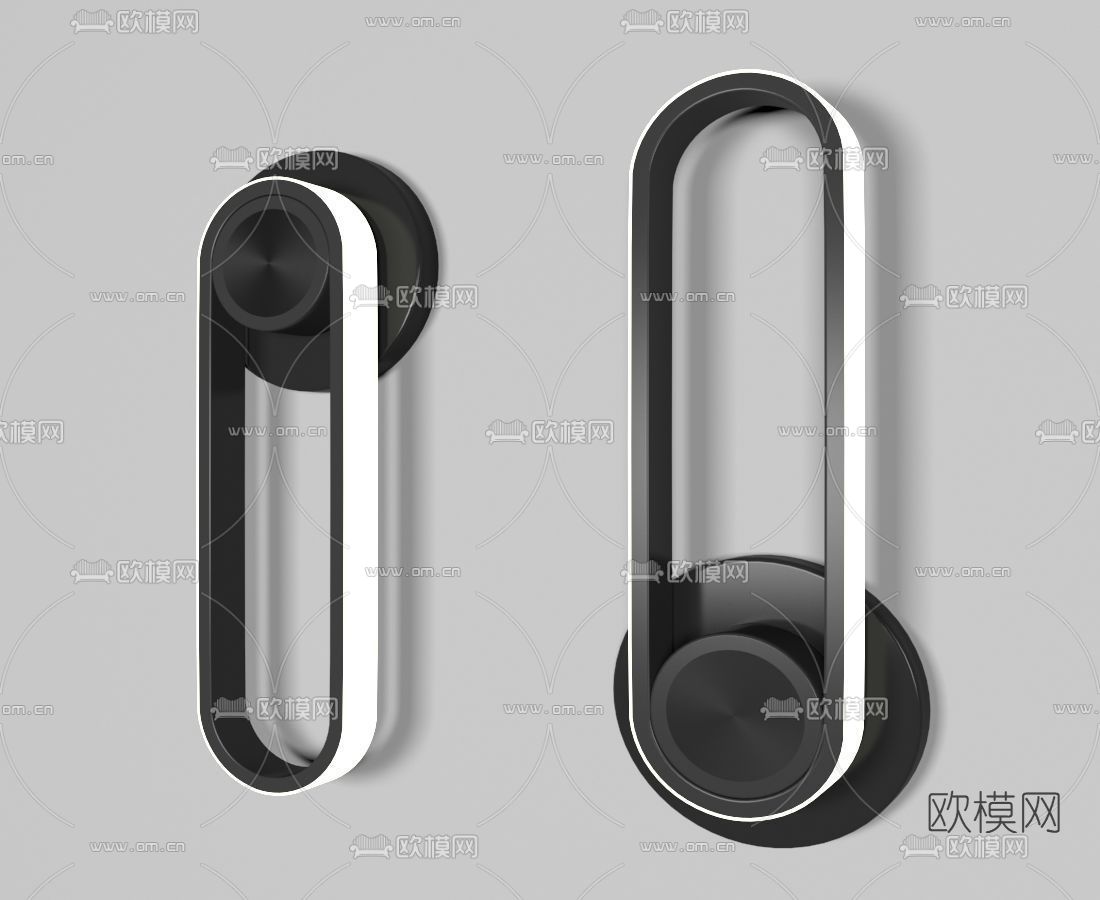 现代壁灯免费3d模型下载