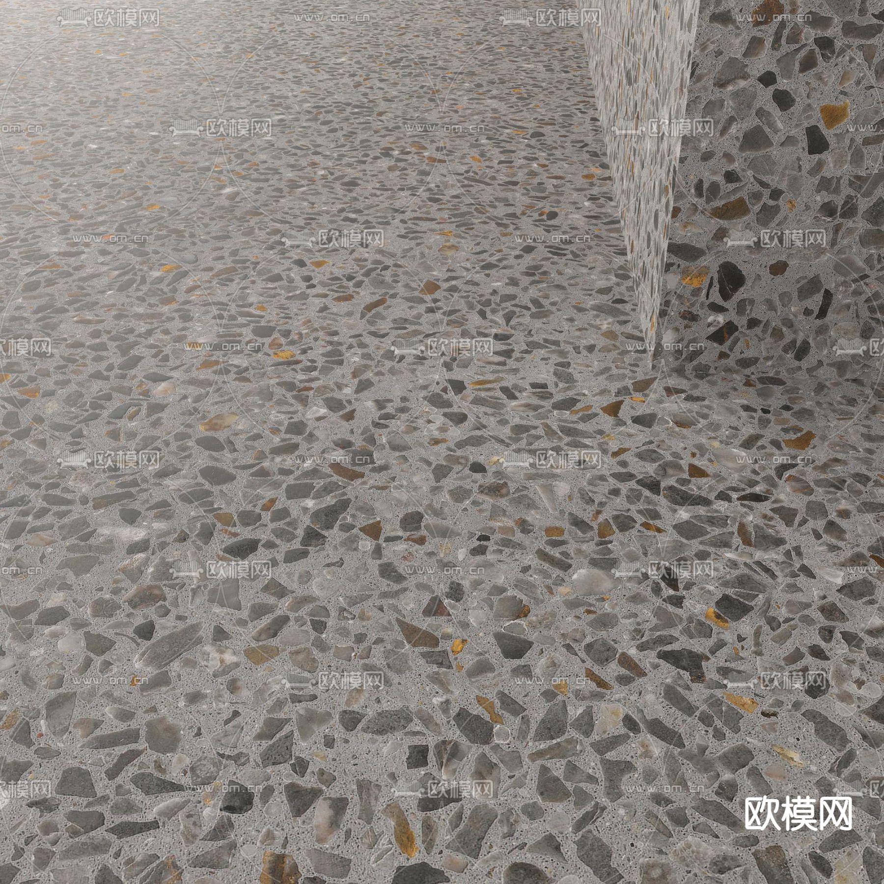 现代水磨石3d模型下载（渲染图3）