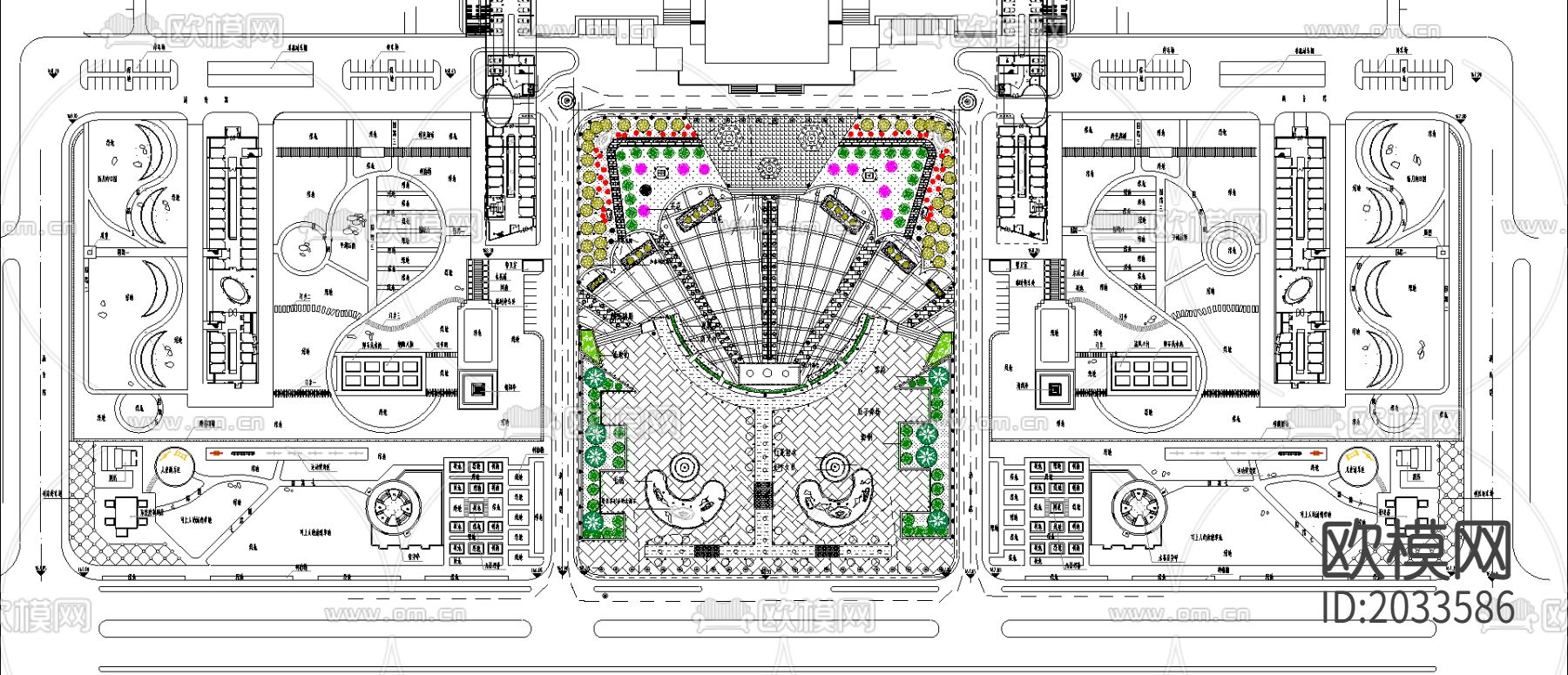 可卸及埋入式止水变形缝侧墙节点大样下载（渲染图1）