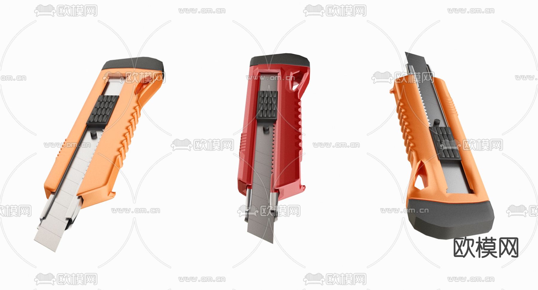 现代美工刀3d模型下载