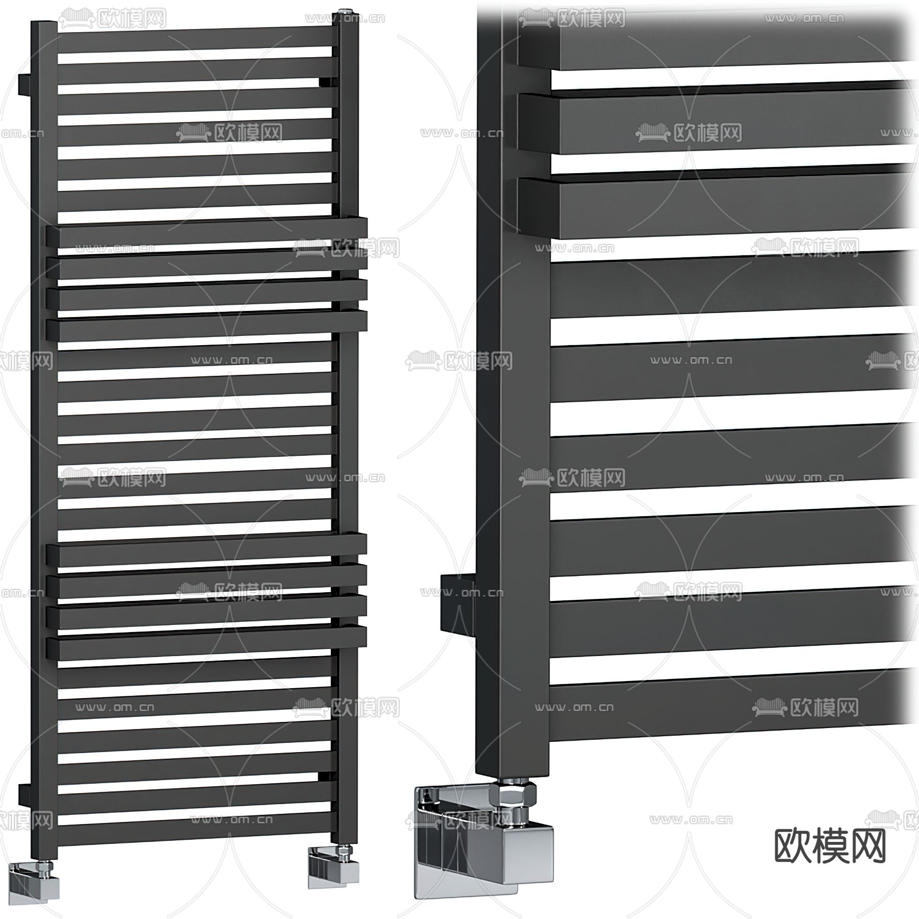 现代暖气片3d模型