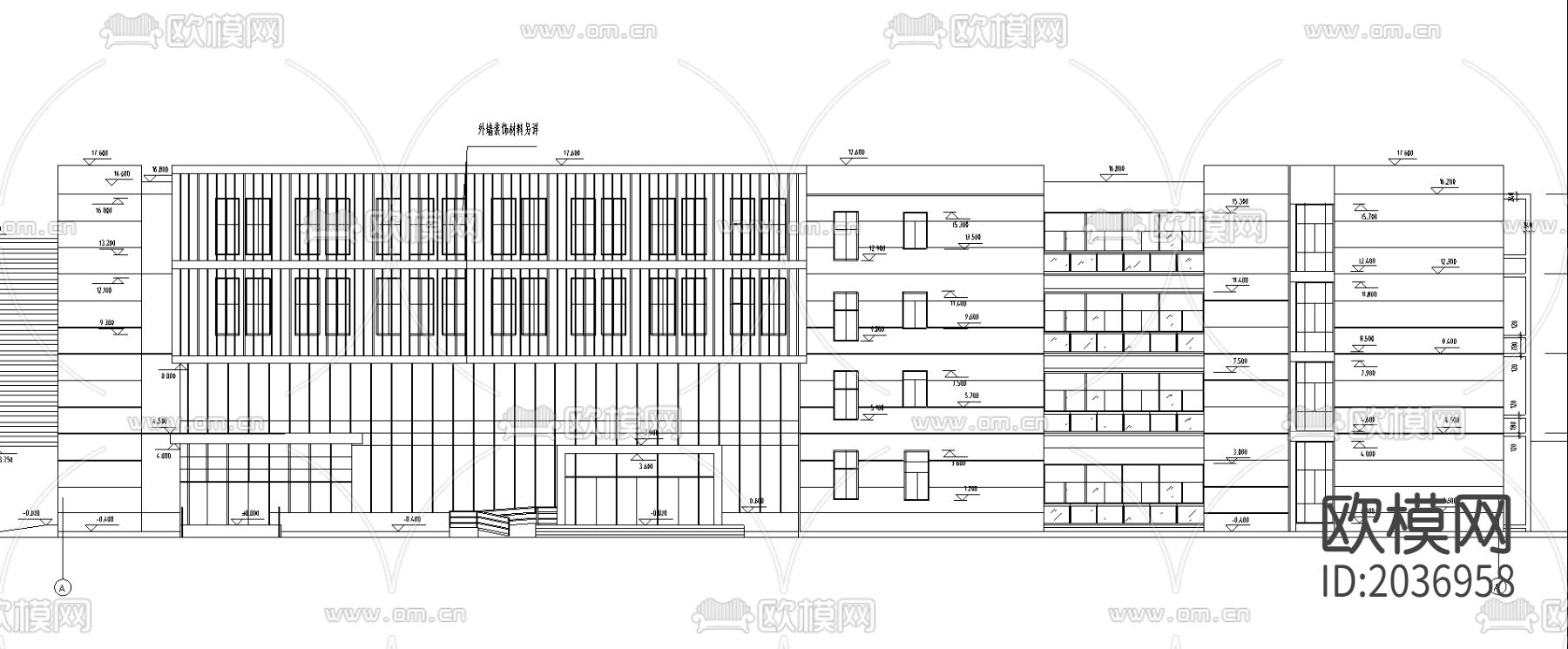 小学cad施工图下载（渲染图4）