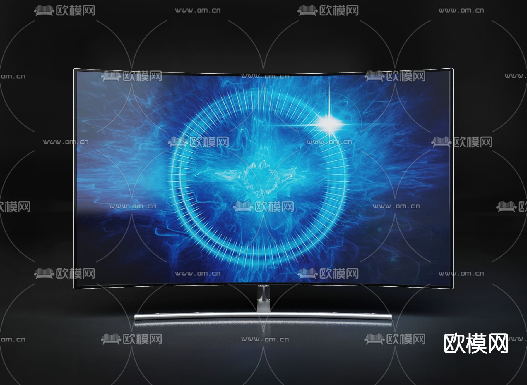现代电脑显示器su模型