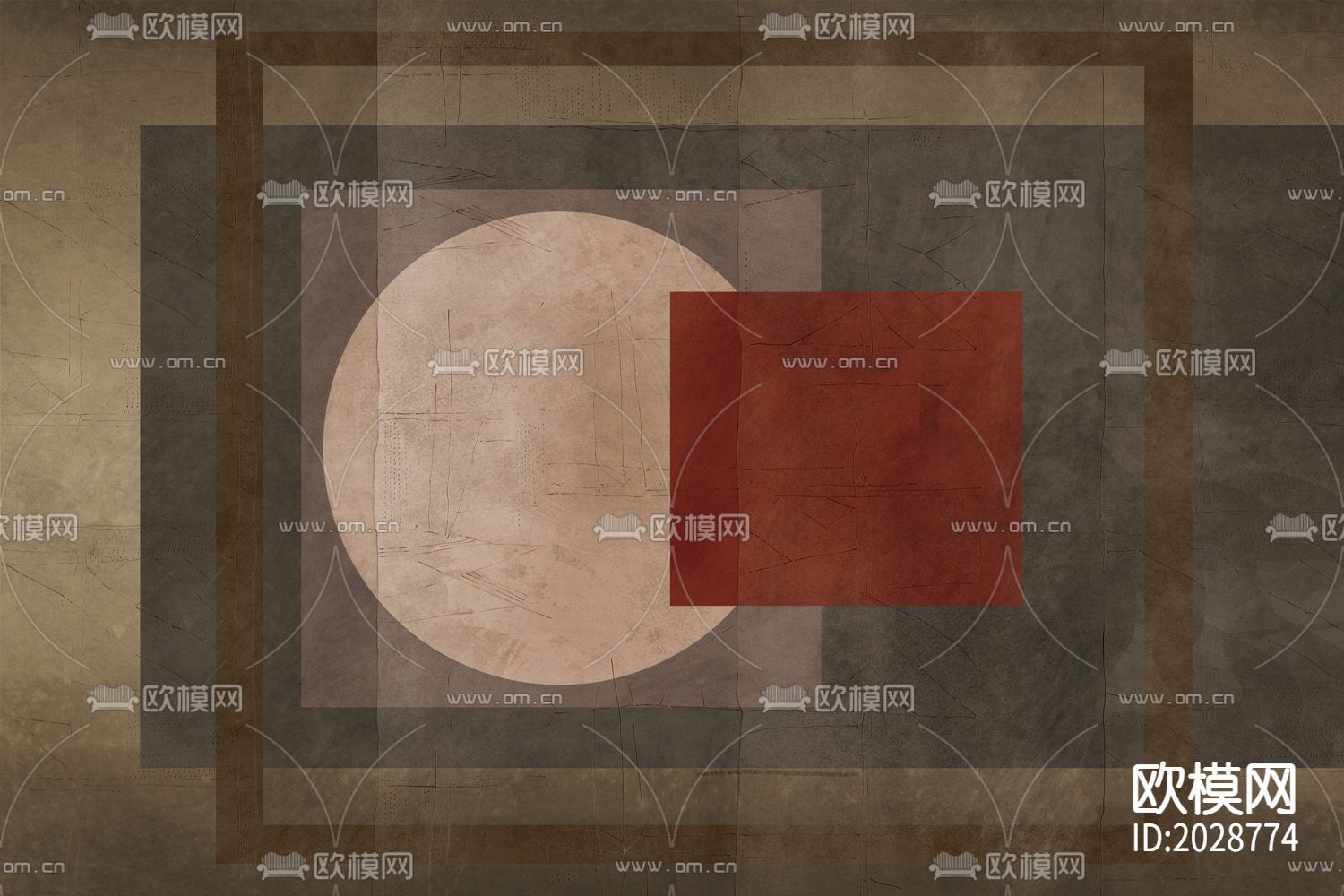 几何图形壁纸下载（渲染图1）