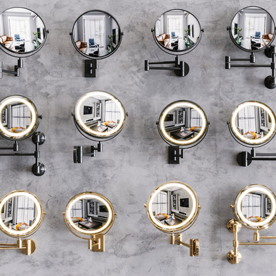  现代化妆镜梳妆镜su模型 