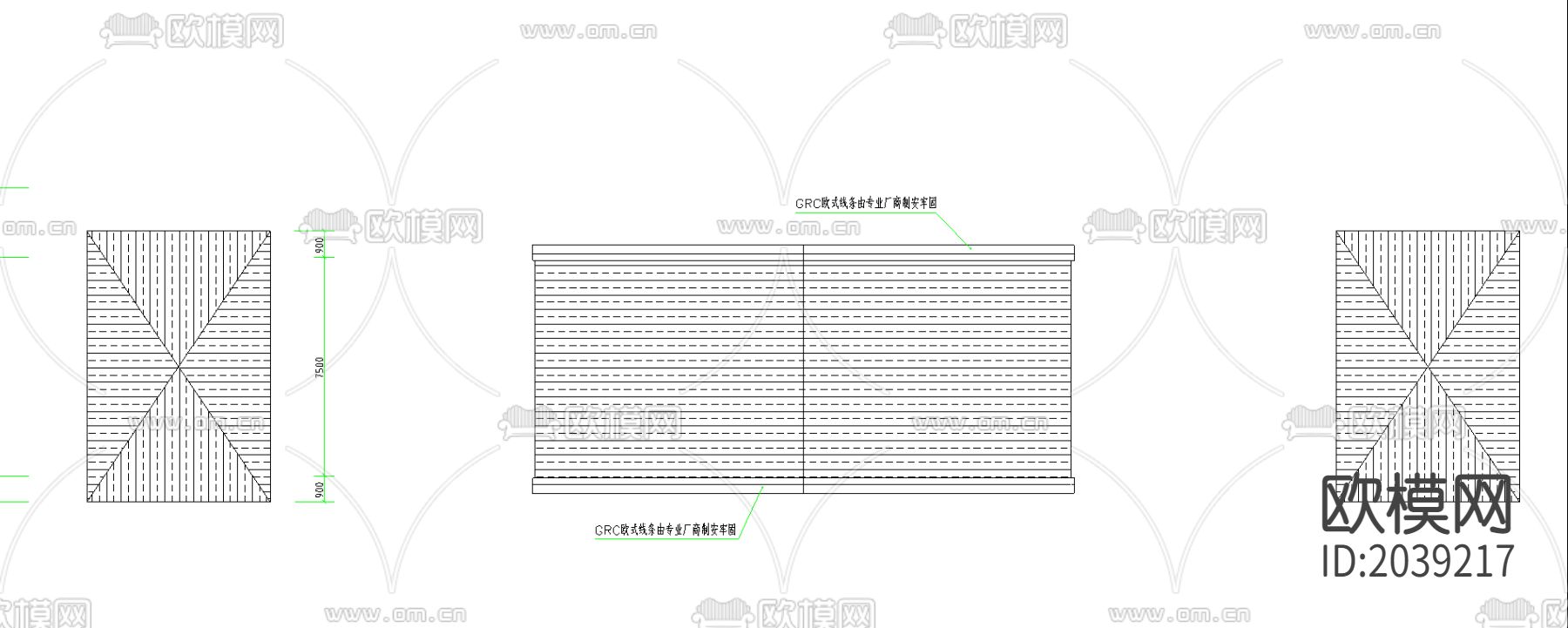 卫生学校实验楼cad施工图下载（渲染图3）