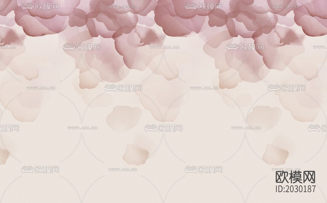 玫瑰花瓣壁纸下载（渲染图1）