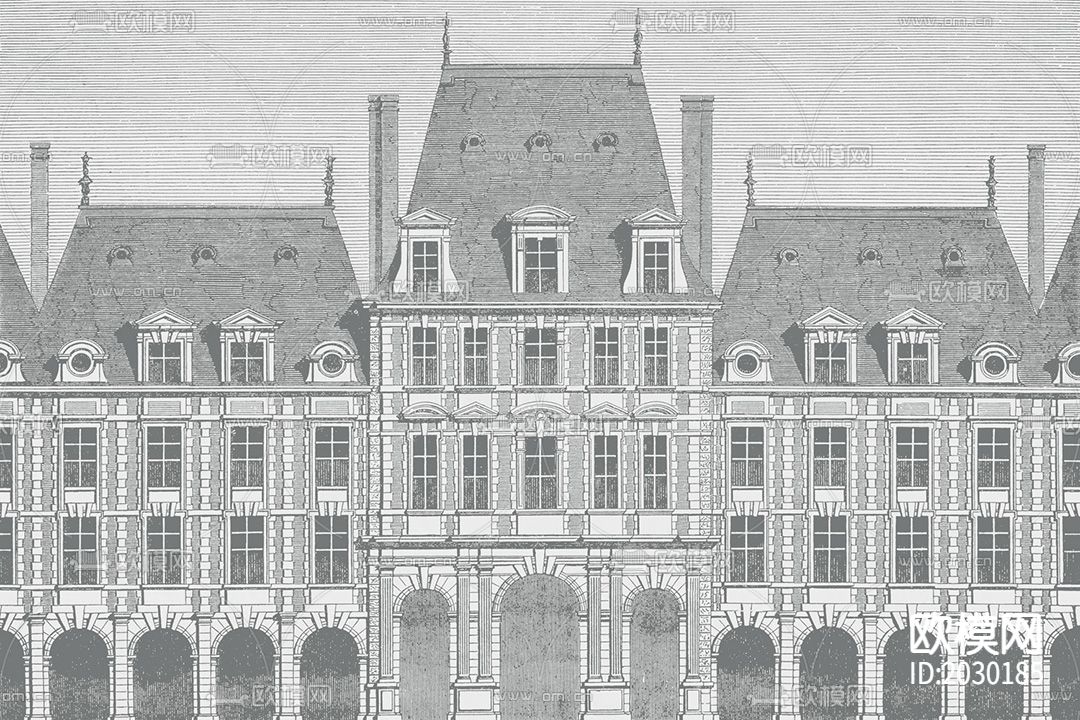 工业建筑风壁纸下载（渲染图1）