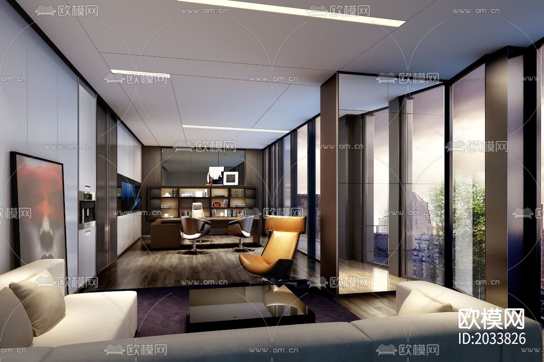 办公室cad施工图-免费3dmax模型库-欧模网
