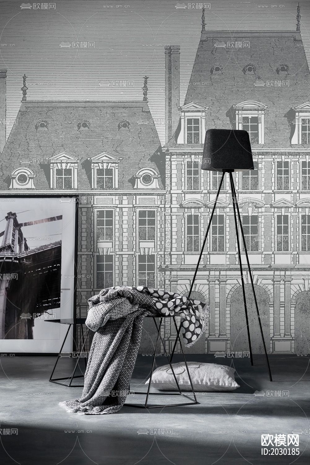 工业建筑风壁纸下载（渲染图2）