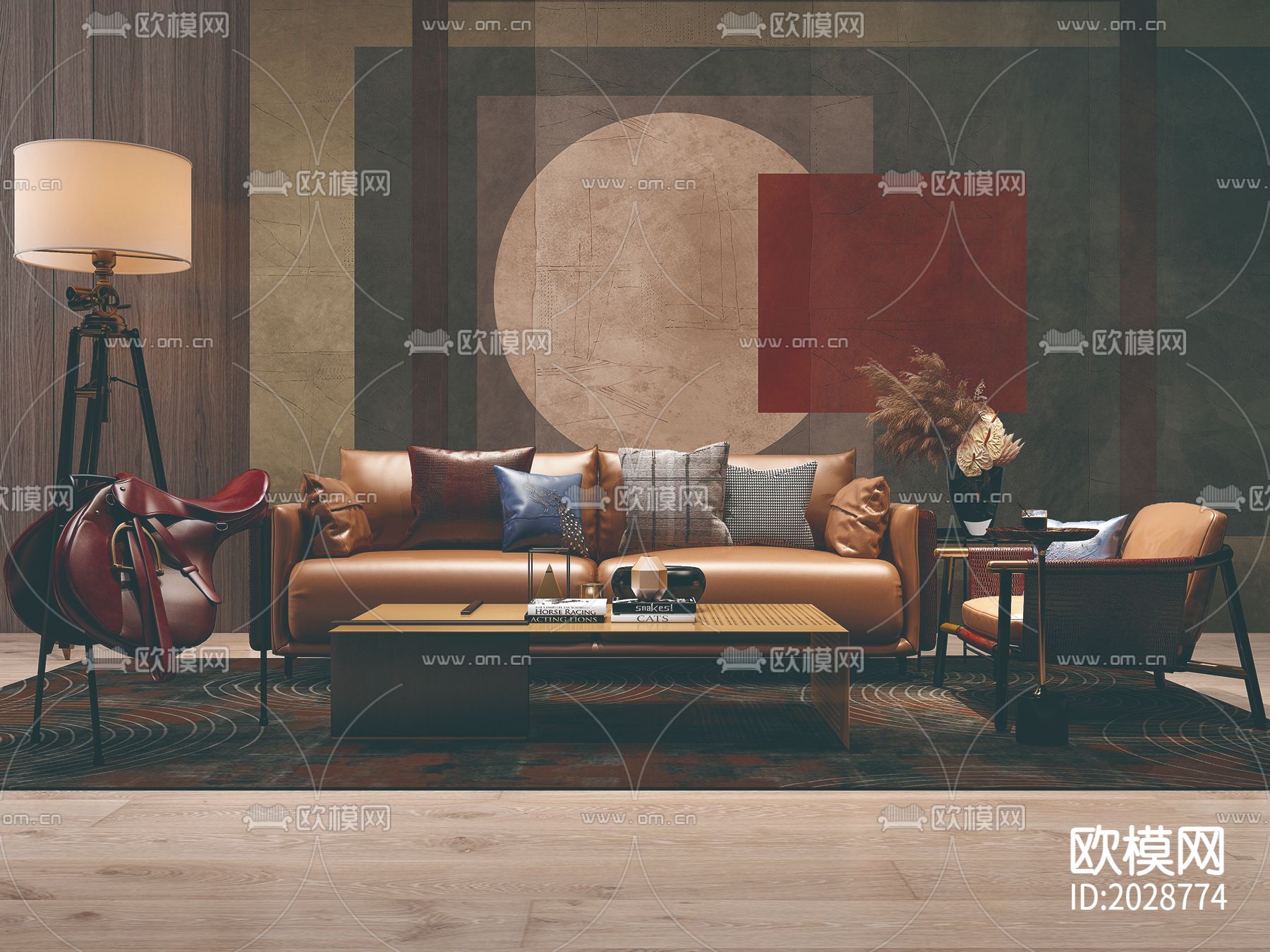 几何图形壁纸下载（渲染图4）