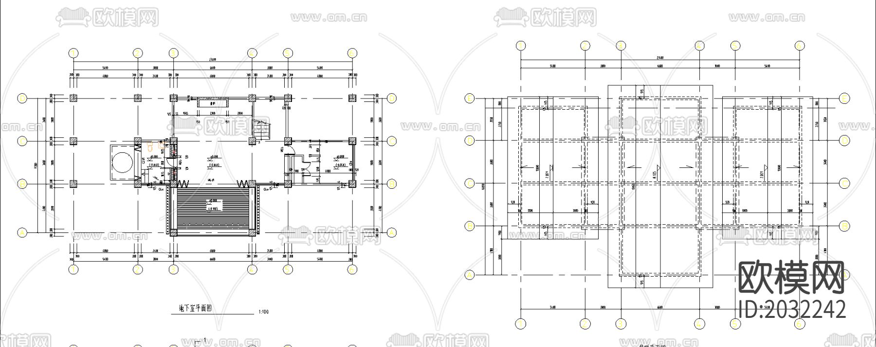 某渡假村总统套房CAD施工图下载（渲染图3）