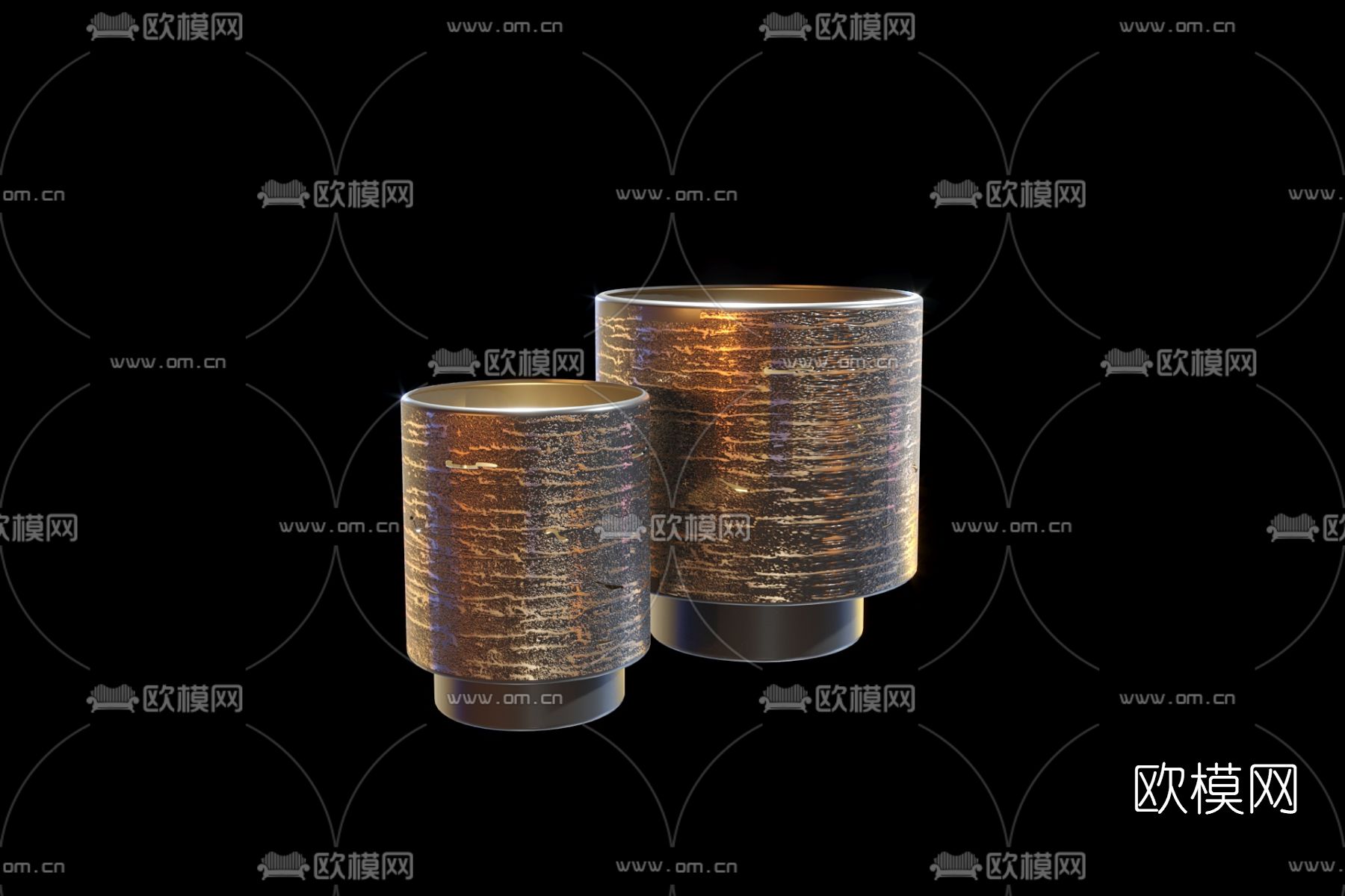 现代茶杯免费3d模型下载