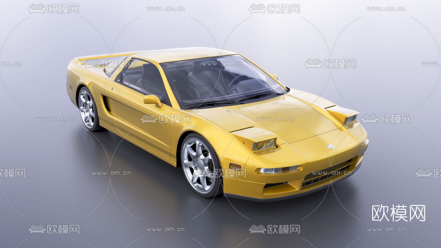 现代跑车免费3d模型下载