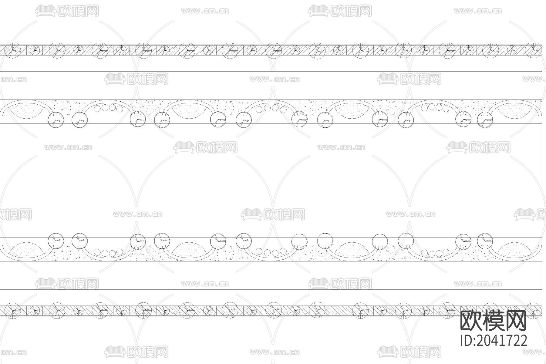 高速公路cad施工图下载（渲染图3）
