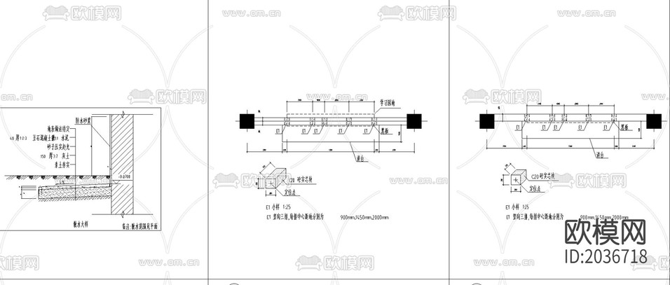 教学楼建筑cad施工图下载(渲染图3)