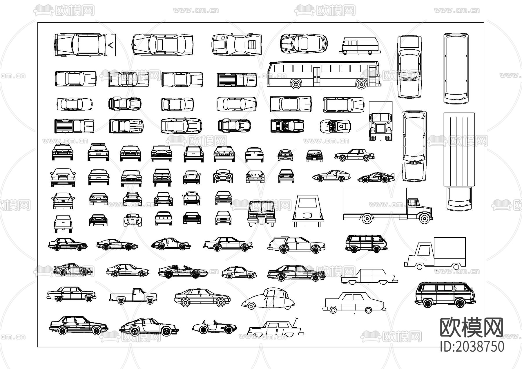 汽车cad图库下载