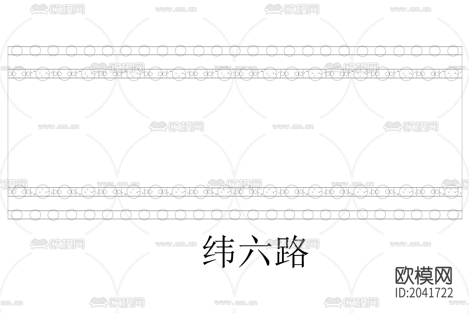 高速公路cad施工图下载（渲染图4）