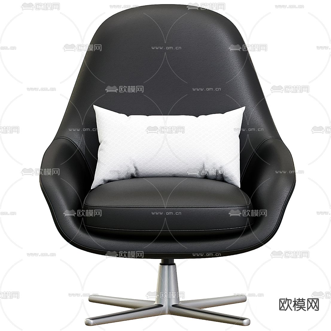 FLEXFORM 皮革办公椅3d模型下载（渲染图2）