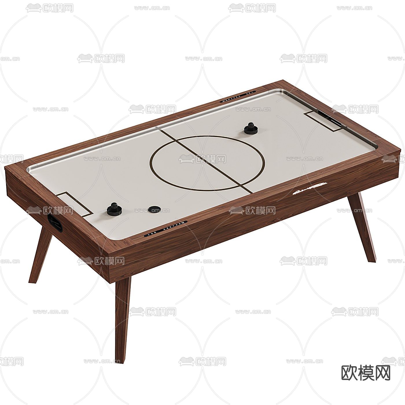 现代空气冰球桌游3d模型
