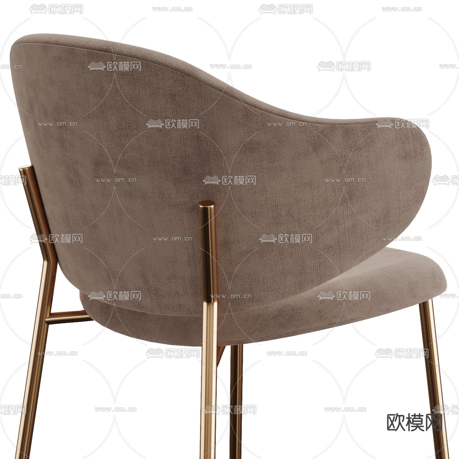 Calligaris 现代布艺单椅3d模型下载（渲染图2）