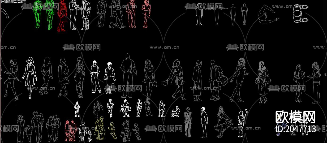植物cad图库下载（渲染图3）