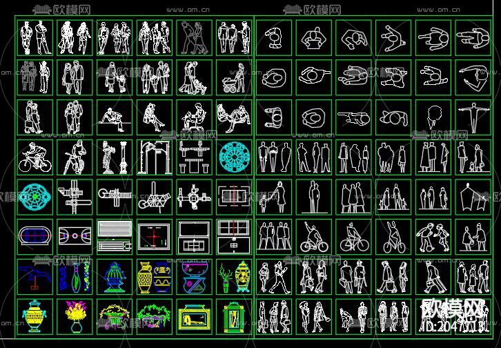 植物cad图库下载（渲染图9）