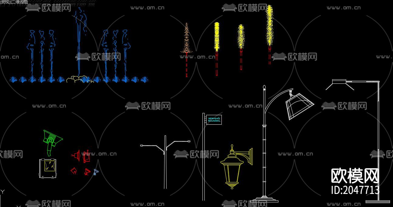 植物cad图库下载（渲染图7）