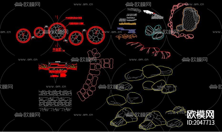 植物cad图库下载（渲染图8）