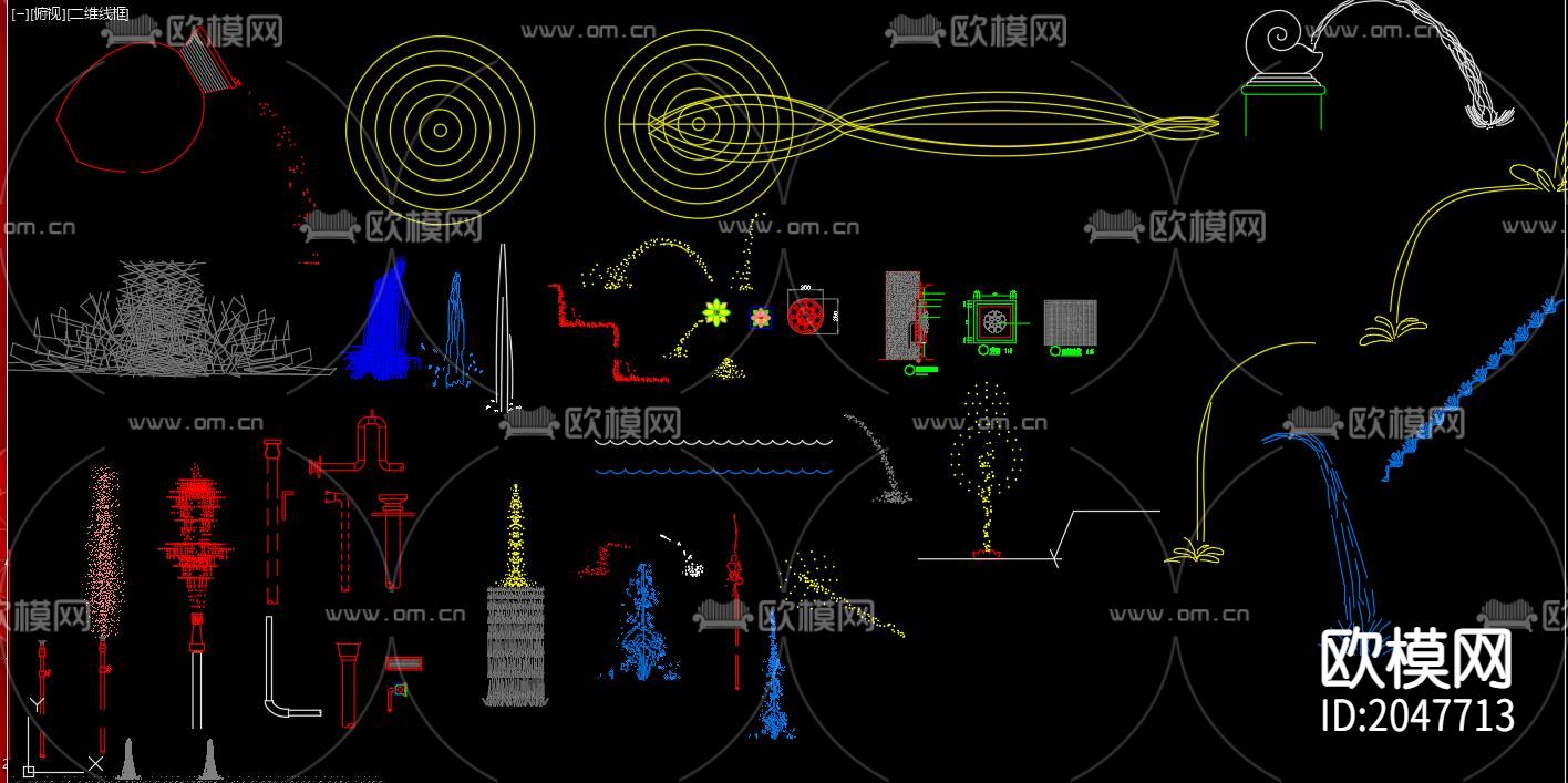 植物cad图库下载（渲染图6）