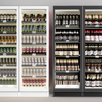  现代冰箱冰柜su模型 