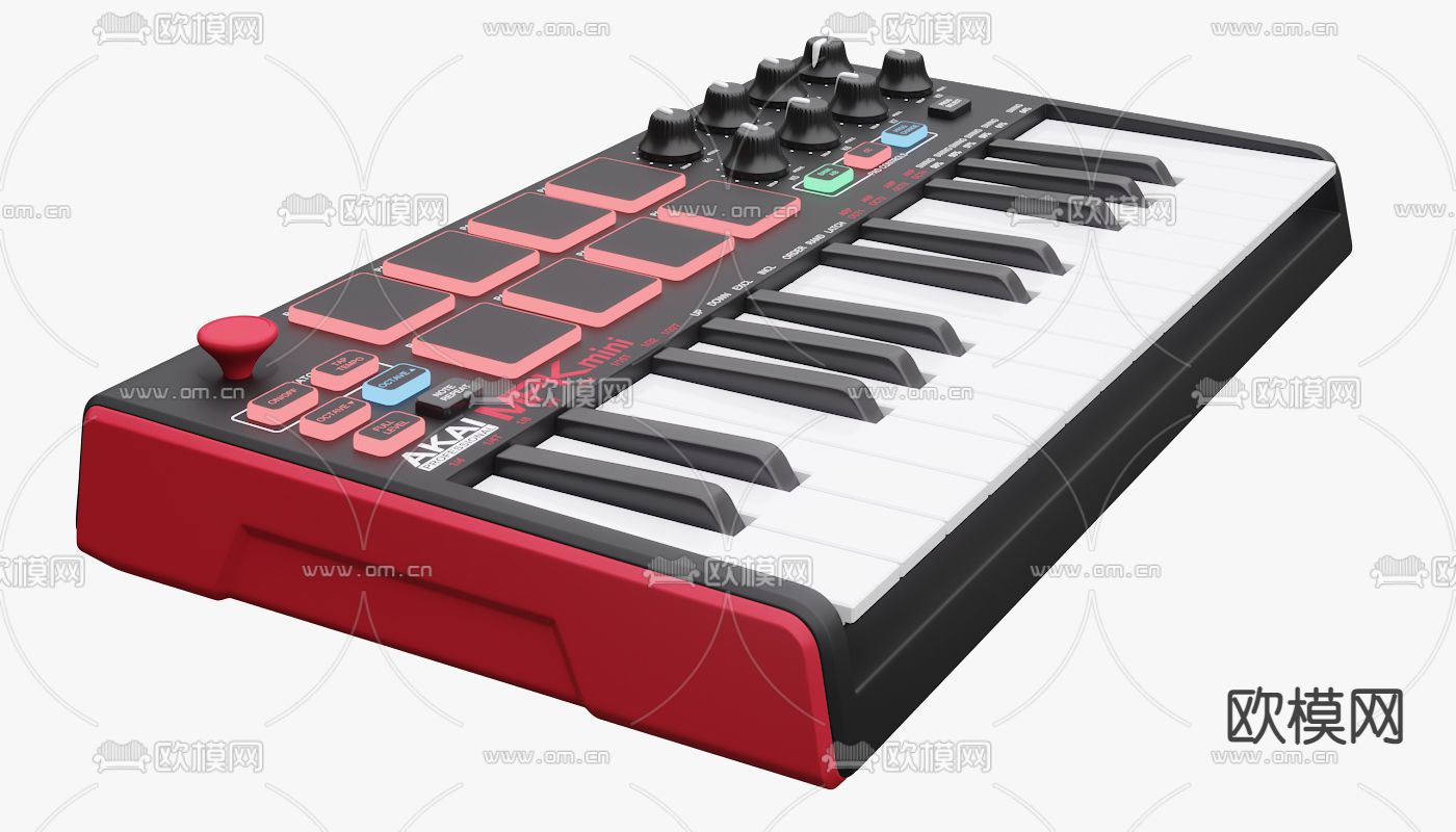 现代电子琴3d模型下载（渲染图5）