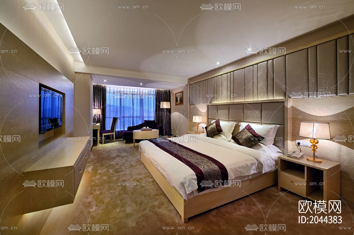 公馆会所cad施工图下载（渲染图5）