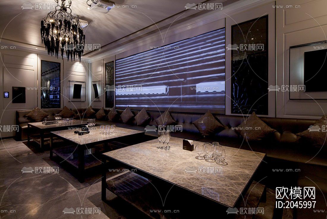 餐厅cad效果图下载（渲染图5）