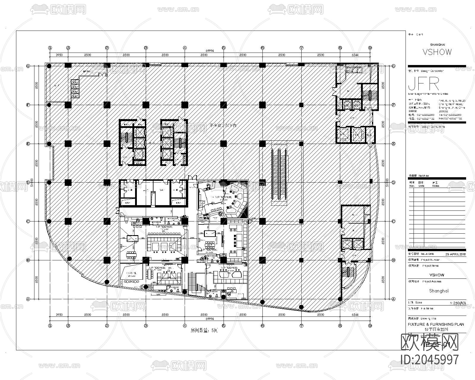餐厅cad效果图下载（渲染图1）