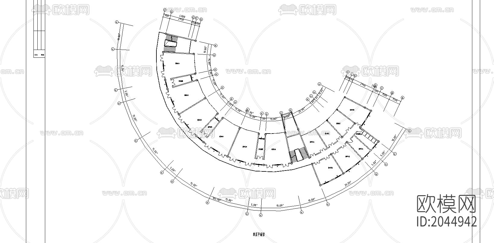 幼儿园cad施工图下载（渲染图1）