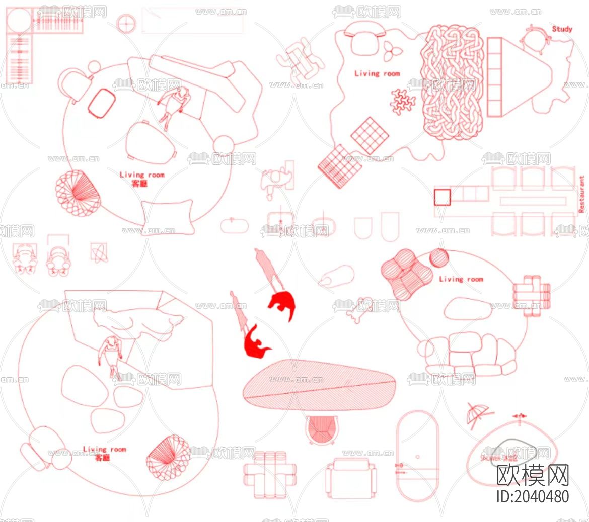 家具cad图库
