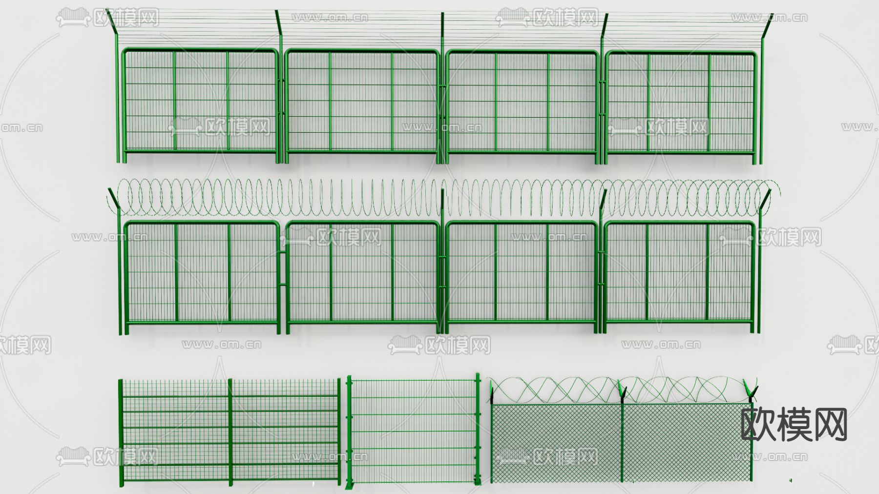 现代铁丝网su模型下载_ID11892408_sketchup模型下载-欧模网