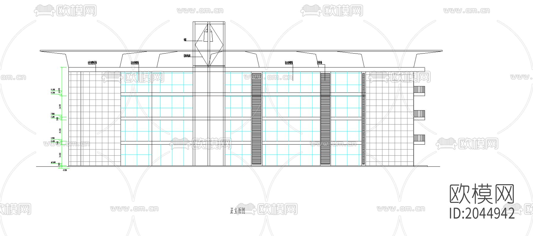 幼儿园cad施工图下载（渲染图3）