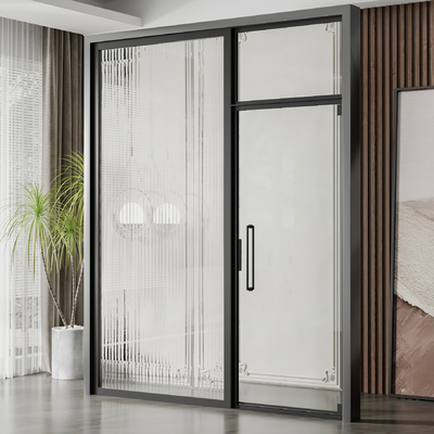 办公室单开玻璃门3d模型