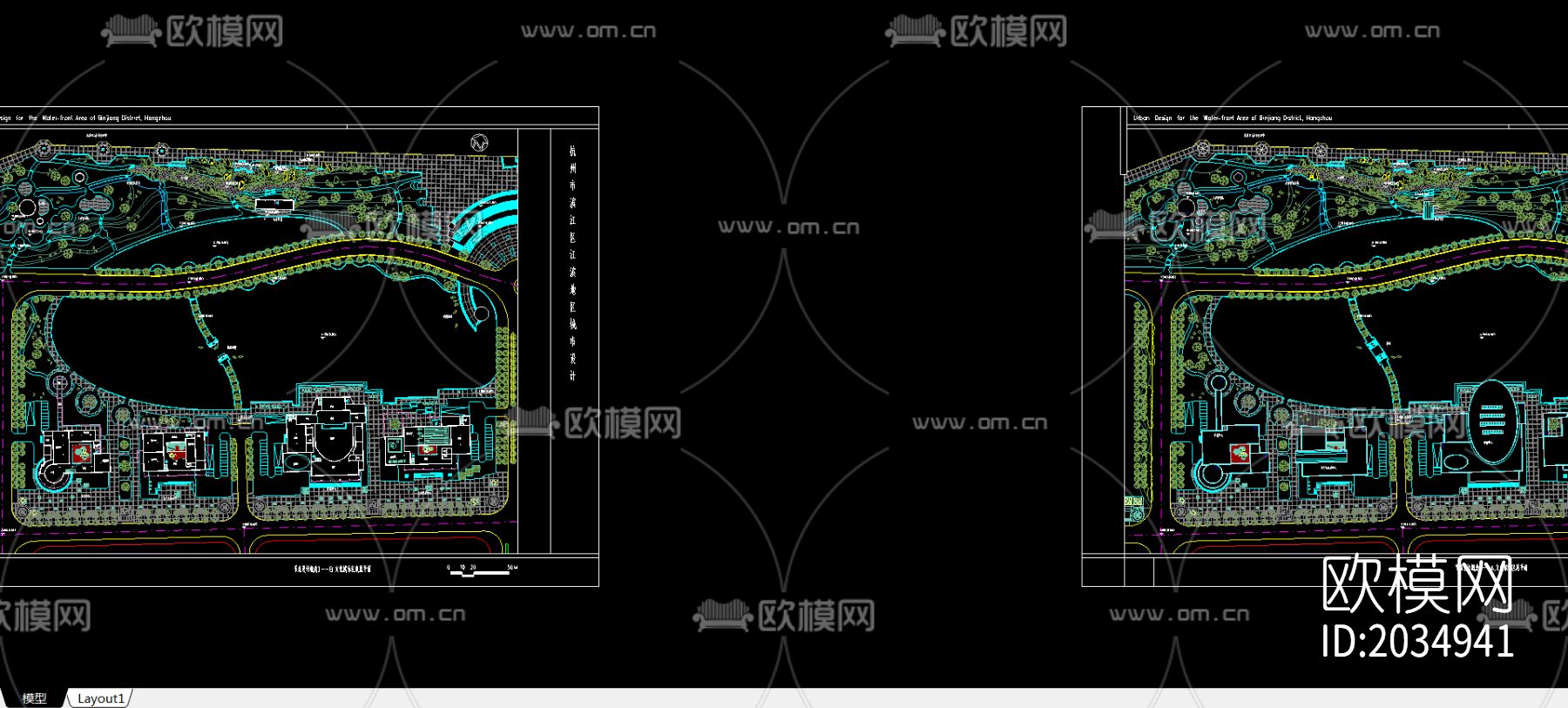 规划cad施工图下载