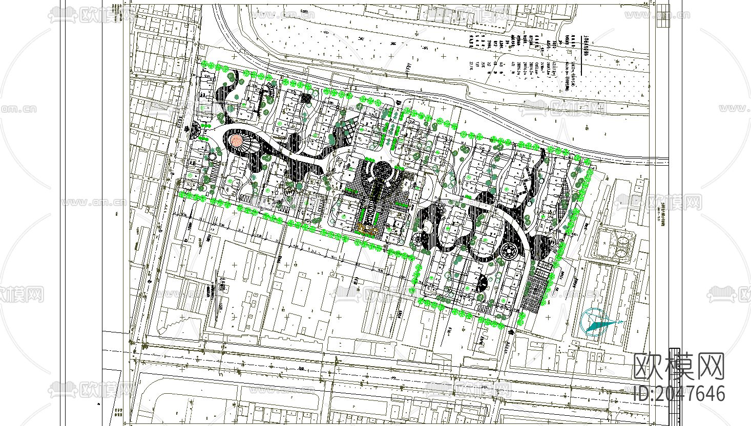 景观cad施工图下载（渲染图2）