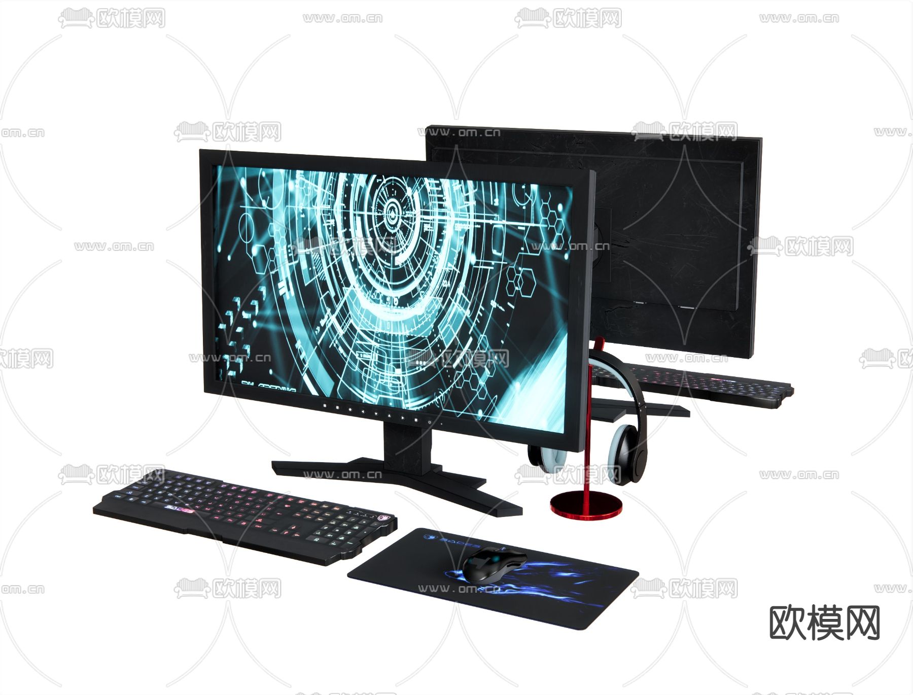 Su Computer 现代电脑su模型下载_ID11896314_sketchup模型下载-欧模网