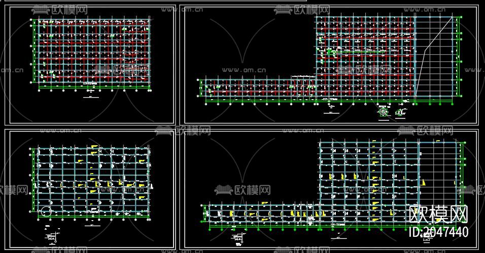 屠宰场cad施工图下载（渲染图10）
