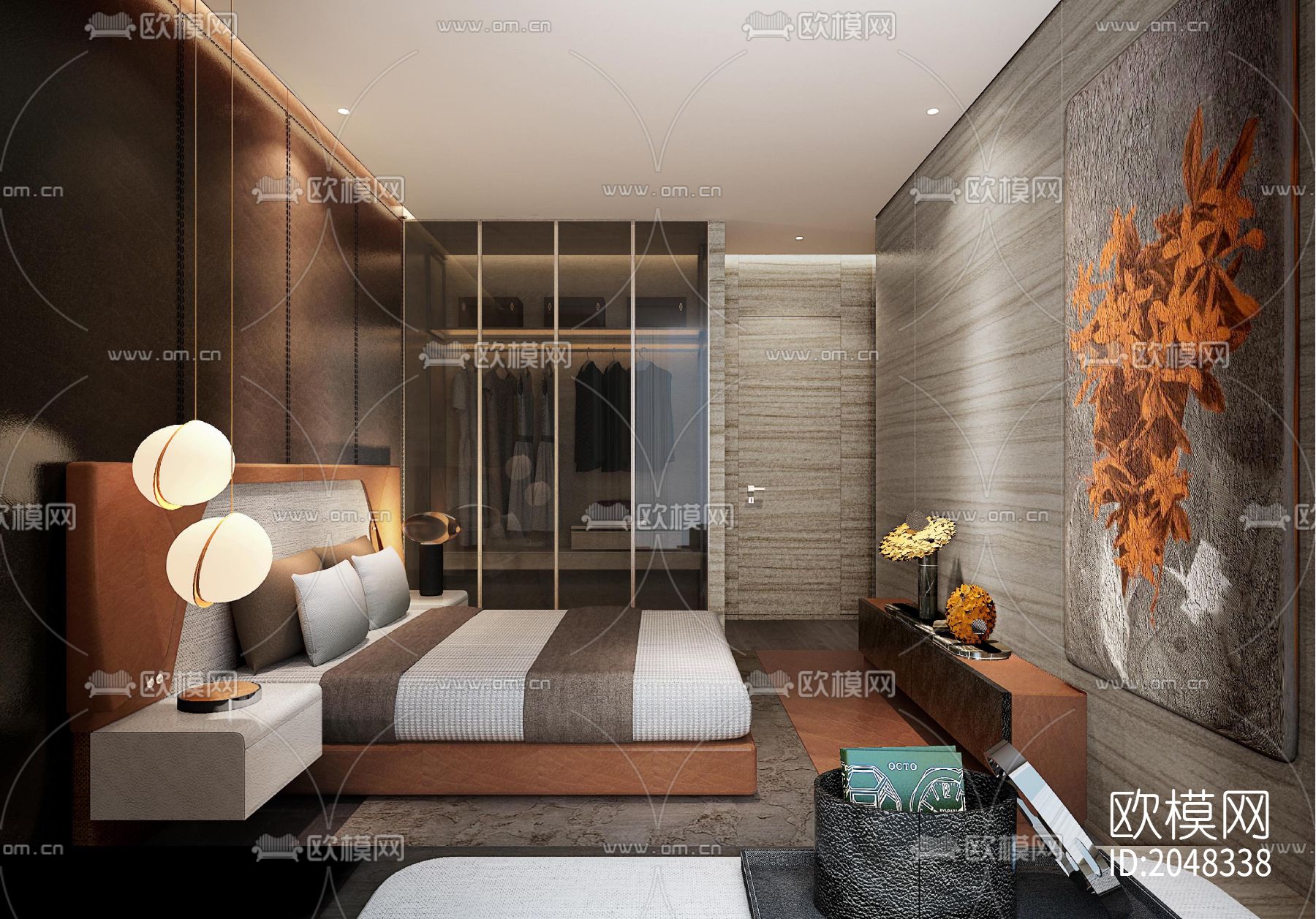 样板间cad施工图下载（渲染图5）