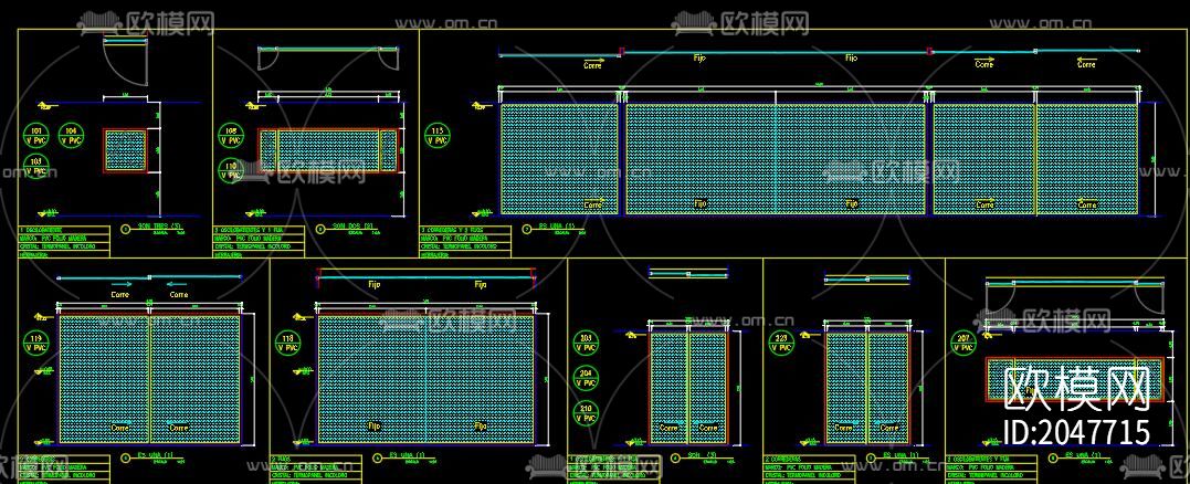 窗户cad施工图下载（渲染图1）